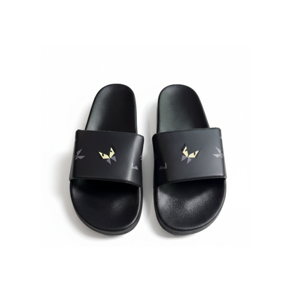 Fendi Black Slide Sandals (First Copy)