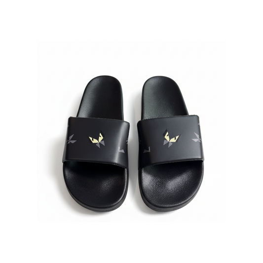 Fendi Black Slide Sandals (First Copy)